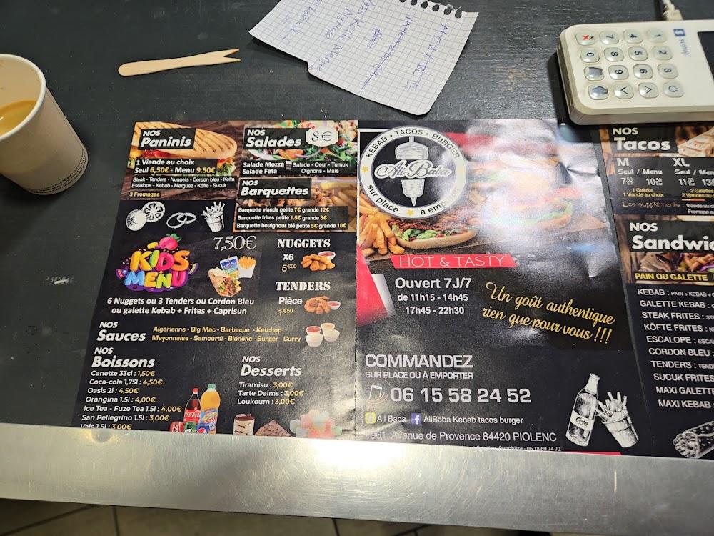 AliBaba Kebab&Tacos&Burger - Menu Image 1